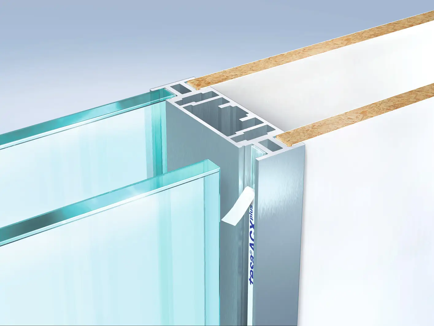将玻璃或层压板与铝框粘接