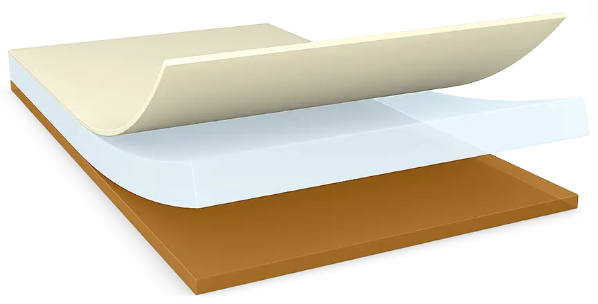 tesa-acrylic-adhesive-with-polyimide-fim-backing-single-sided-amber-illustration