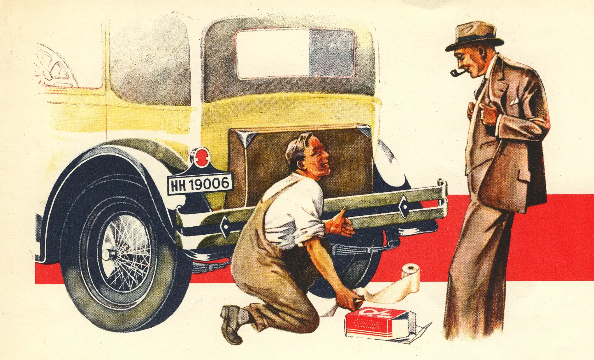 早在20世纪30年代，拜尔斯道夫公司的胶带就帮助延长了汽车弹簧的使用寿命。