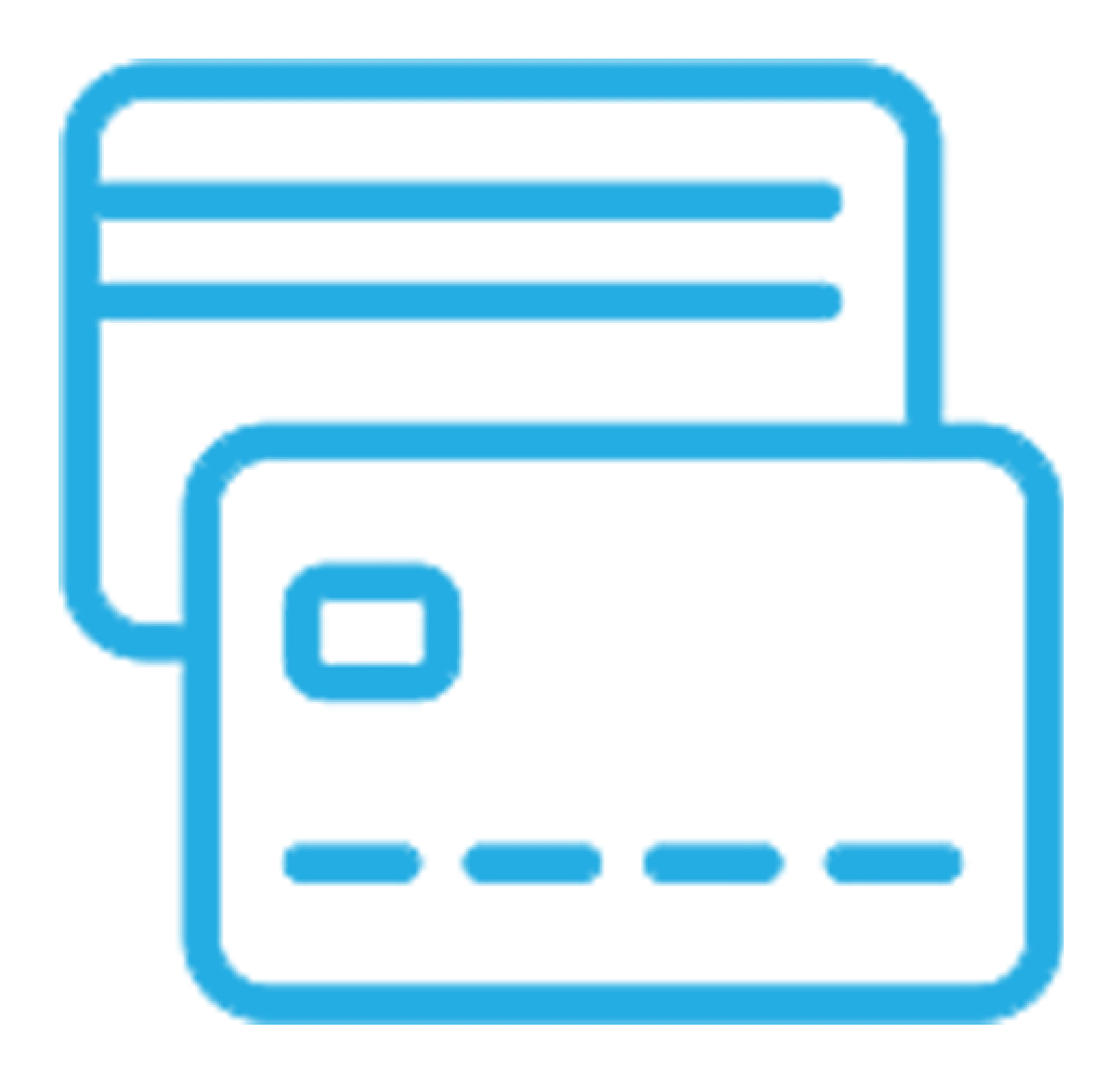 A solid blue square background featuring a black outline of a figure resembling a person. The figure is simple and lacks detailed features, positioned centrally within the blue square. (This text has been generated by AI)