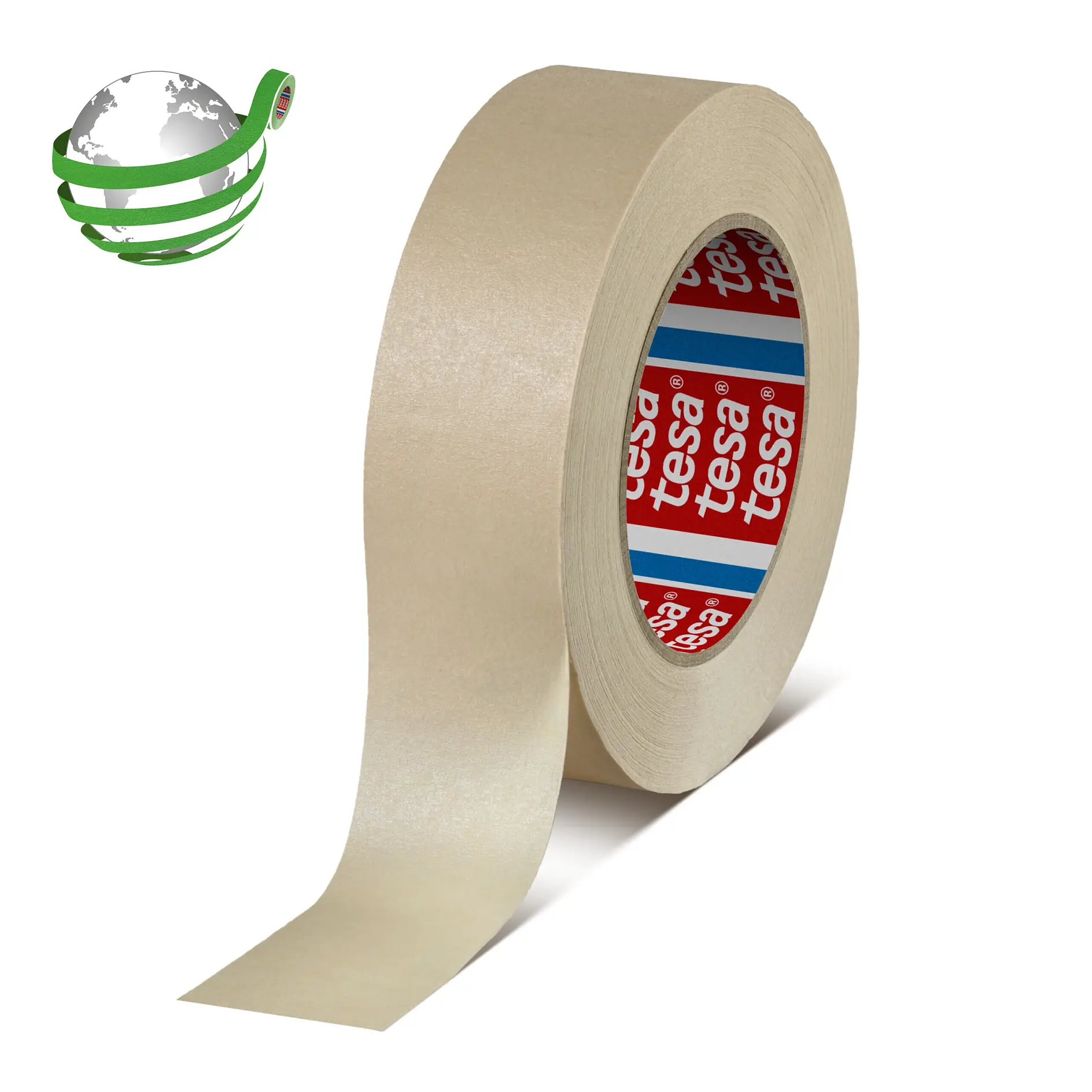 tesa-4302-high-performance-paper-masking-tape-up-to-160-°C-chamois-043020000300-with-marker