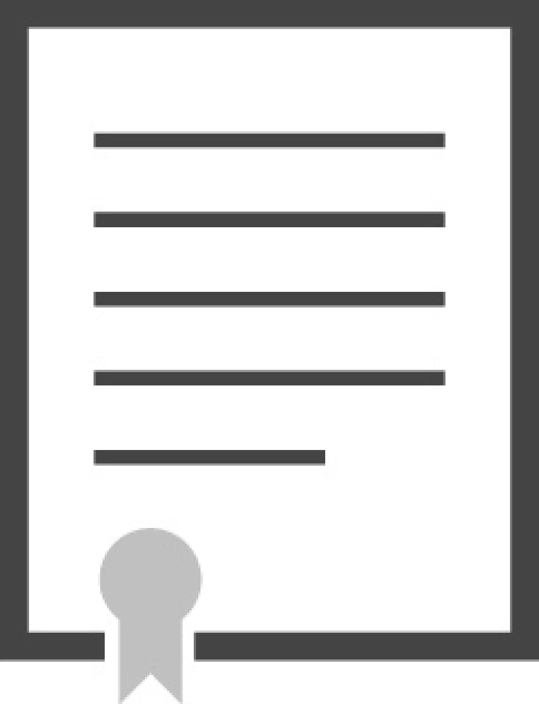 Illustration of a generic certificate with a dark border and several horizontal lines representing text. A circular seal with a ribbon is present at the bottom left corner, affixed using tesa tape. (This text has been generated by AI)
