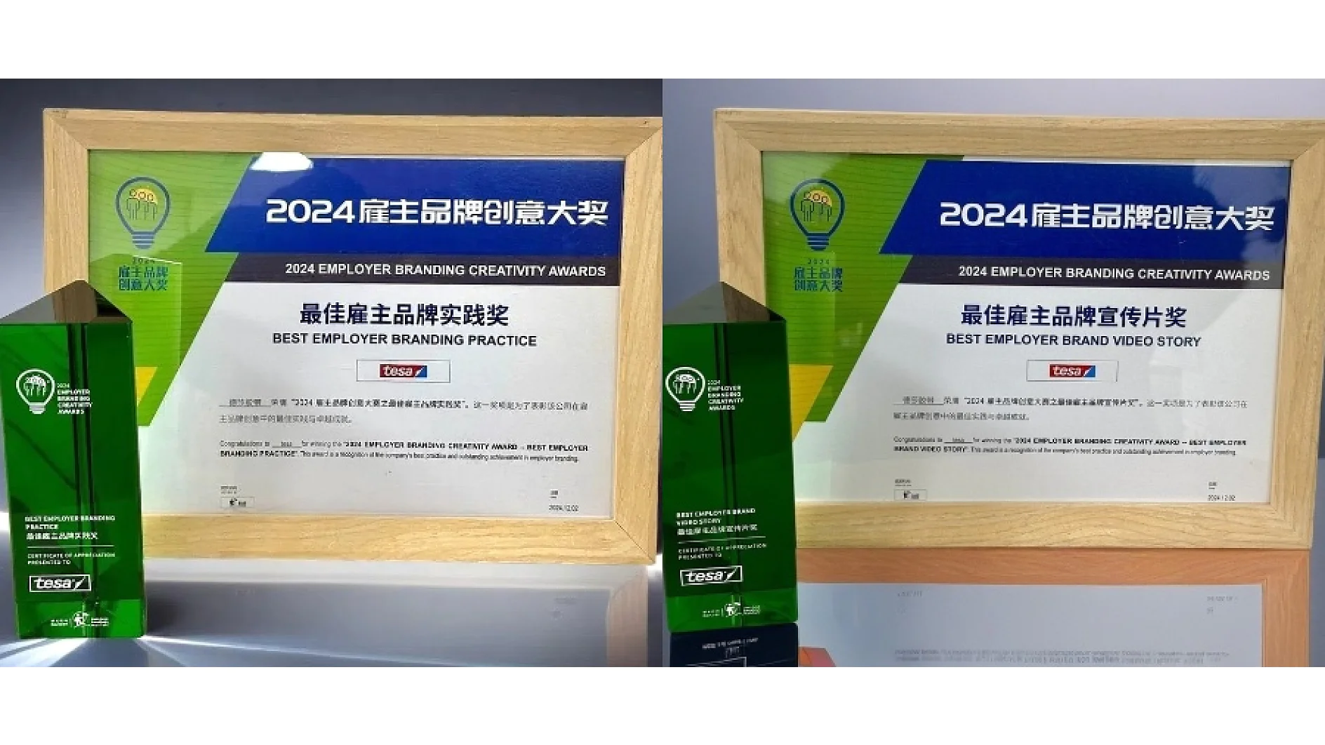 最佳雇主品牌实践奖”和“最佳雇主品牌宣传片奖”