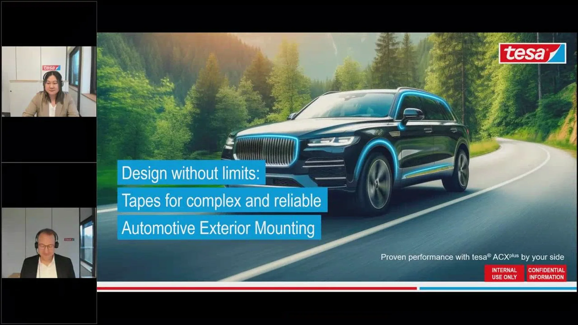 Design without limits-tapes for complex & reliable car exterior mounting Chinese