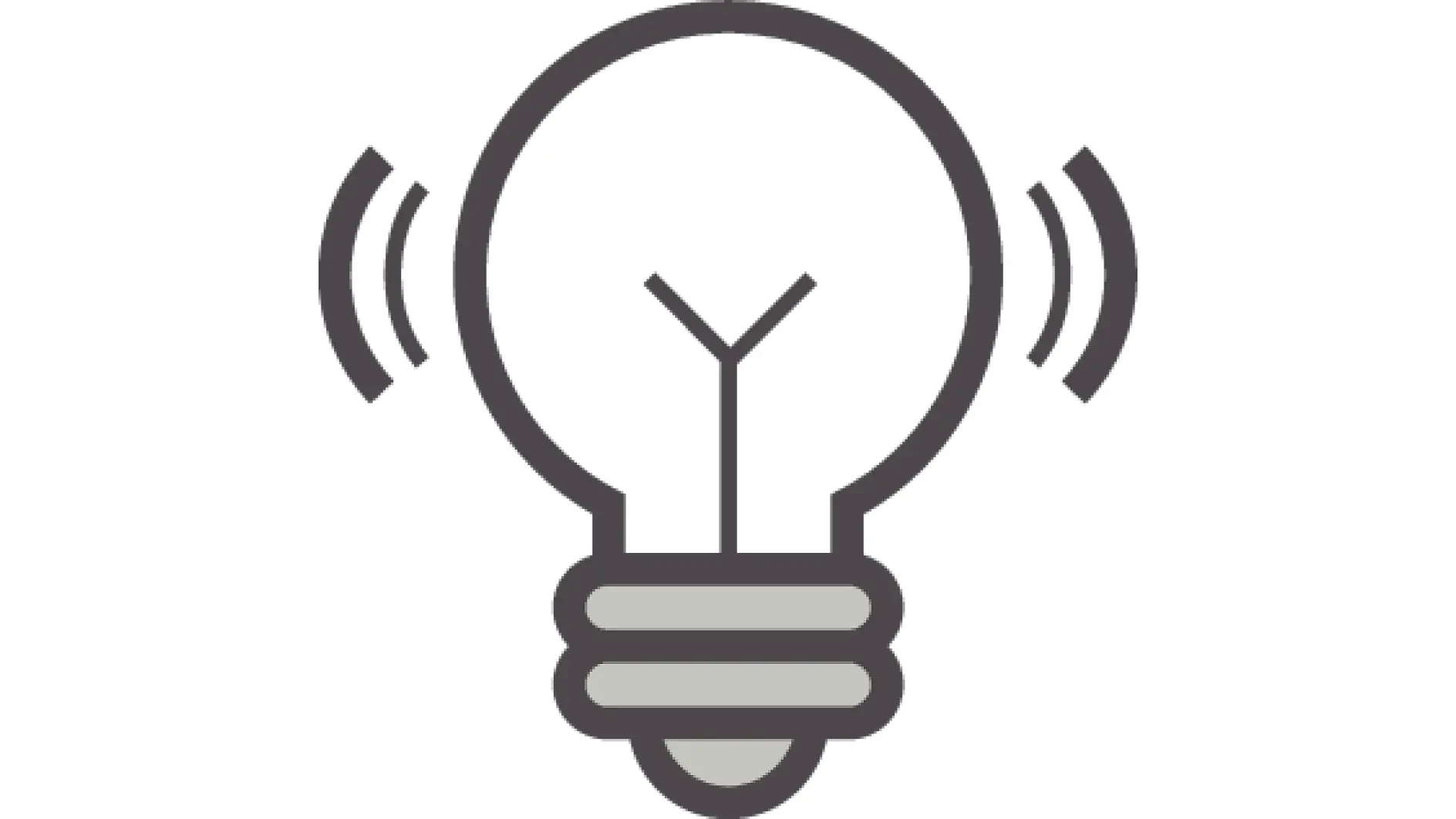 tesa logo with a light bulb icon emitting sound waves, symbolizing ideas or communication in a simple, monochrome design (This text has been generated by AI)