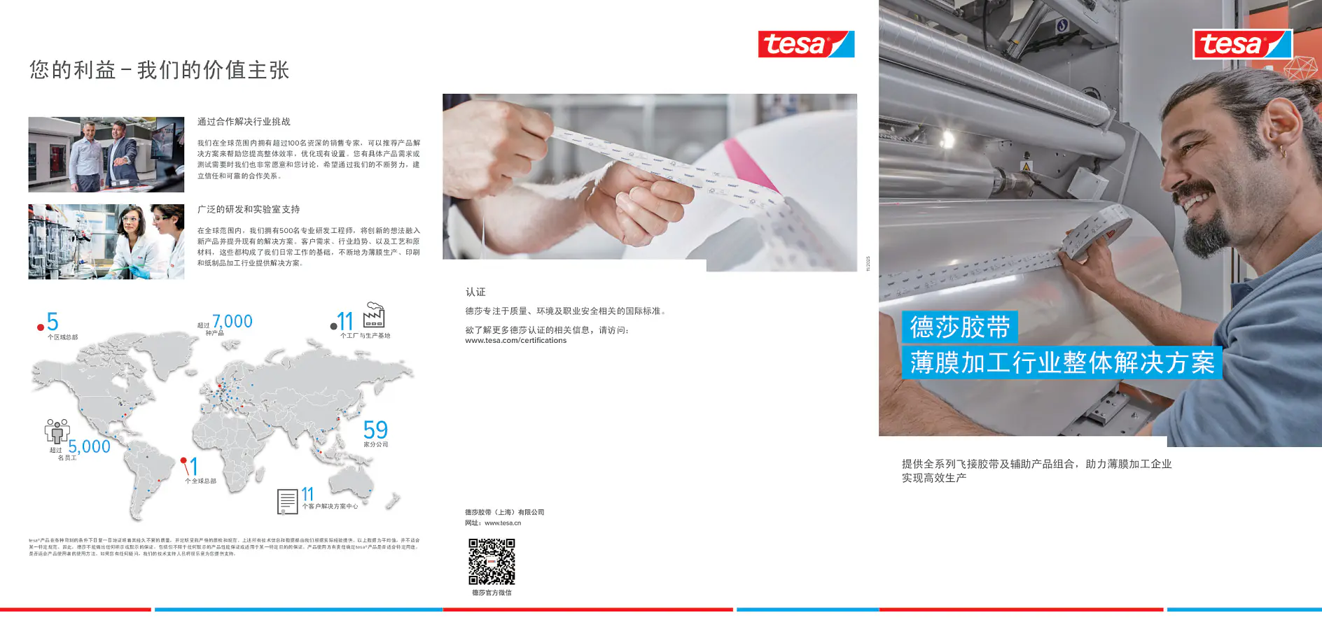 德莎胶带薄膜加工行业整体解决方案