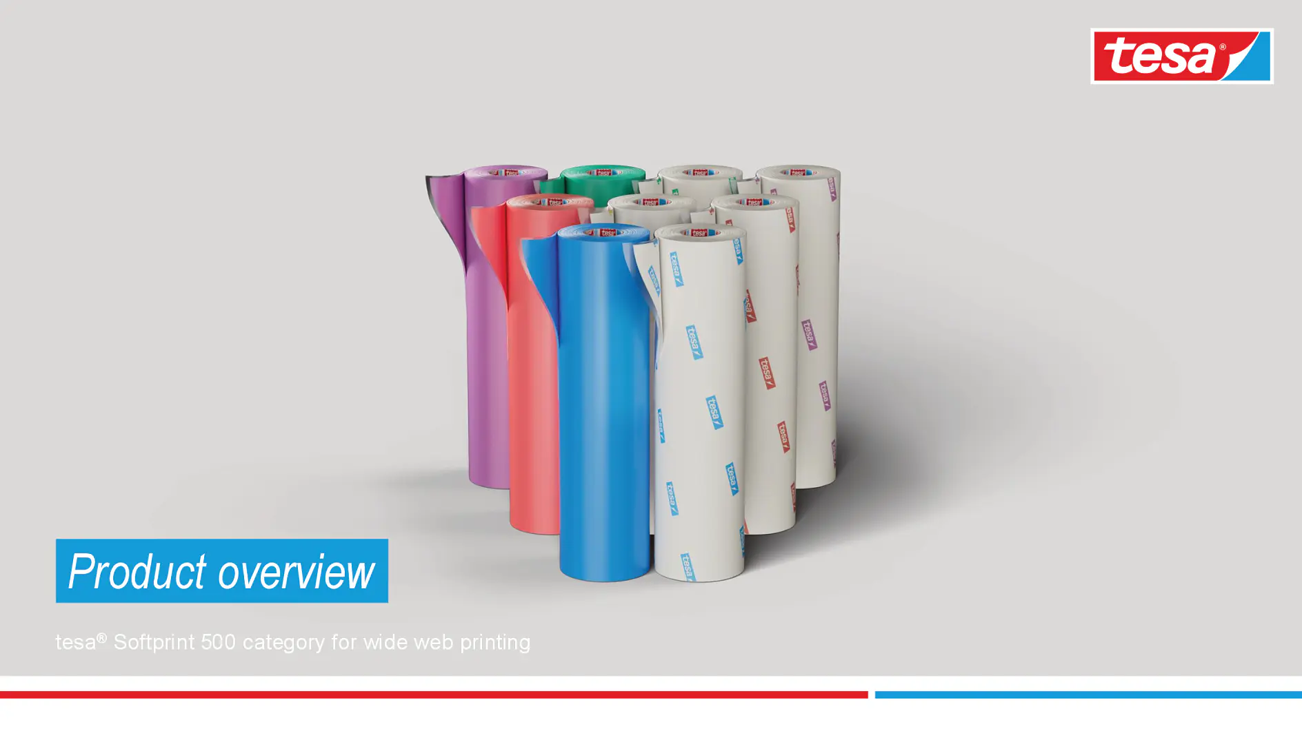 Product overview of tesa® Softprint 500 category (This text has been generated by AI)