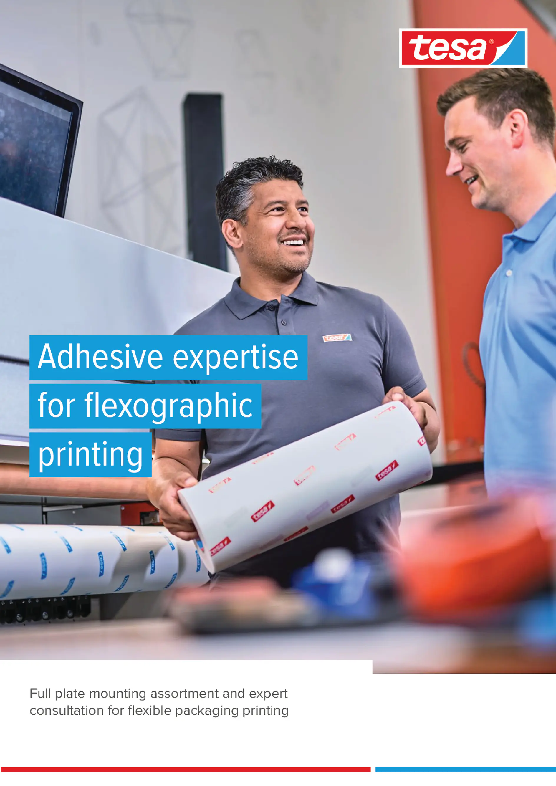 Brochure about tesa® softprint solutions for flexographic printing (This text has been generated by AI)