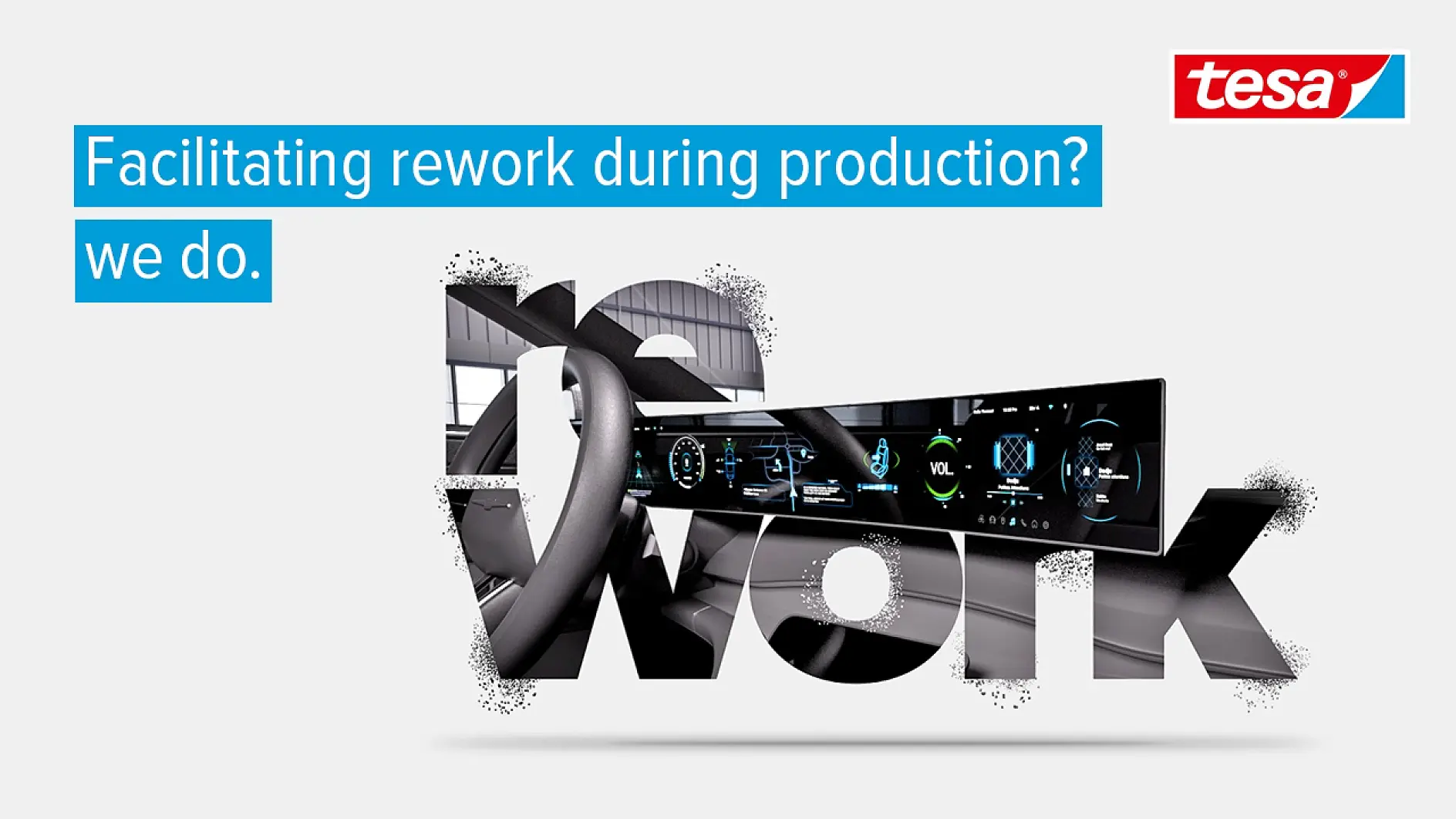 Video showcasing how tesa and Aumovio achieve reworkability in automotive production (This text has been generated by AI)